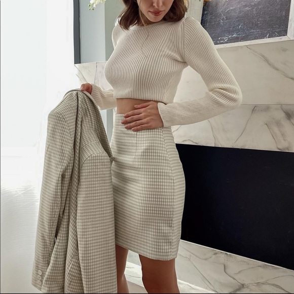 The Lace Jackets & Blazers - NWOT The Lace | Skirt + Blazer Set